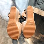 Bamboo  Nude Wedge Platform Ankle Strap Sandals, Size 10M New w/o Box Photo 6