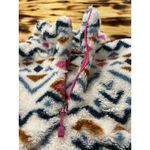 Eddie Bauer  Fleece Pullover Jacket Women Large Aztec Southwestern‎ Outerwear Photo 12
