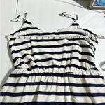 LC Lauren Conrad Striped Sundress Navy & White Preppy Nautical Yacht Life Photo 7