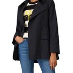 Current/Elliott Current Elliot Women's Wool Blend Double Breasted Jacket 10/12 Captain size 3 Photo 2