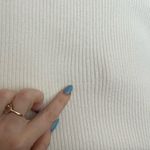 Petal and Pup Aquerelle White Stretch Knit Sweater 12 Photo 15