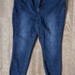 Eloquii  Skinny Stretch Blue Jeans Womens 18 Dark Wash‎ Photo 0