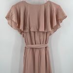 Show Me Your Mumu Jess Dress Size Small NWT Ruffle Bridesmaid Midi Dusty Blush Photo 7