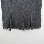 Worthington skirt 12 pencil tweed corset lace kick pleats academia whimsygoth Photo 5