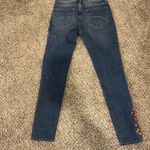 Driftwood  Jackie Floral Embroidered High-Rise Jeans 28 length 30 Photo 7