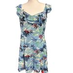 The Kooples  Silk Playsuit Romper Retro Vintage Hawaii Print NWT  Size L Hawaiian Photo 3