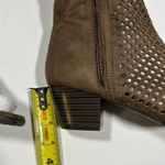 Nature Breeze NIB!Natural Breeze-Faux Suede Perforated Chunky Heel Tassel Boots Size 9 Photo 7