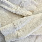 Abercrombie & Fitch Lace Crewneck Sweatshirt Cream Small Photo 3