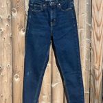 Topshop high rise moto jamie jeans in rich blue Photo 5