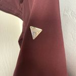 Guess Women's Large Burgundy Hooded Red Coat Jacket Photo 2