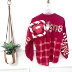 Adult Spirit Jersey Walt Disney World Holiday Plaid Long Sleeve Size XS Photo 2