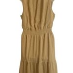 Ann Taylor Metallic Dobby Halter Flare Dress Ladies Size 10 Photo 2