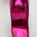 Christian Louboutin  Kate 100 Pink Mirrored Leather High Heel Pumps Size EU 38 Photo 7