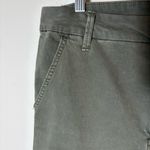 joe's jeans Joe’s Jeans Olive Green Frayed Hem Cropped Pants Size 31 Photo 3