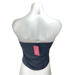 Edikted NEW Black Strapless Sleeveless Bandeau Bustier Crop Tube Tank Top Size S Photo 1