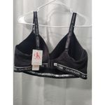 Calvin Klein Women's CK One Cotton Lightly Lined Bralette Black Color Size 3X Photo 4