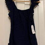 Time and Tru Eyelet Trim Tank Top Large 12 Photo 0