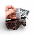 Kohl’s Accessories Fair Isle Infinity Scarf – Black & White Geometric Knit Snood Photo 4