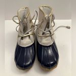 Jack Rogers  Women’s Chloe Duck Boot - Leather/Rubber Fleece Lining Boot Size 8.0 Photo 1