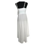 Halara Breezeful Backless Asymmetric 2-Piece Midi Dress XS Women’s White NWT. Photo 2