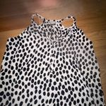 Loft Black and White Polka Dot Women's Top Photo 3
