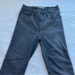 Madewell  10” High-Rise Skinny Grey Wash With Raw Hem Size 27 Photo 2