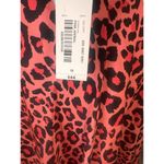 Worthington Size 16 Cheetah Leopard Animal Print Skirt Coral Pink & Black NWT Photo 9