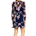 Eliza J  Floral Asymmetrical Ruffle Shift Dress Womens Size 4 NWOT Photo 2