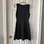 Theory  Panel Knit Sleeveless Dress Womens Size P / 0 Black White Stretch‎ NEW Photo 13