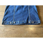 Eddie Bauer VTG‎  Denim Vest Womens Size XS Button Sleeveless Pockets 90s Photo 6