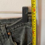 Levi's Ribcage Straight Ankle Jeans Gray Black Premium Button Fly Women 28 x 29 Photo 11