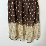 Vintage Babydoll Y2K Tunic Top Size Medium Brown Fairycore Whimsigoth Photo 3