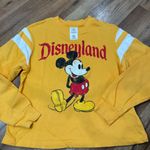 Disneyland women’s  Yellow Long Sleeve Mickey Mouse Sweatshirt Photo 0