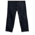 ZARA  Straight Leg High Rise Relaxed Fit Casual Button Fly Jeans 4 Black #4174 Photo 2