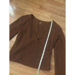 Aerie Waffle Knit Cropped Long Sleeve Size XS Photo 2