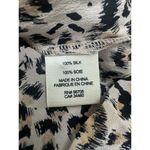 Rebecca Taylor REBECCA‎ TAYLOR Leopard Cheetah Print Silk Long Sleeve Mini Dress Size 6 Photo 3