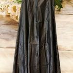 EXPRESS Vintage Sateen Long Formal Skirt, Size 11/12, Gray Photo 0