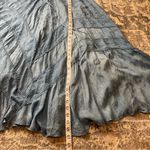 Elegant Blue Sleeveless Dress Denim Rayon Cowboy Size M Photo 2