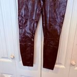 Spanx  Ruby Faux Patent Leather Leggings Size Medium‎ Photo 4