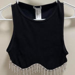 ZARA Seamless Rhinestone Top Photo 0