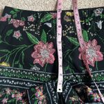 Old Navy Everyday Shorts Black Floral Flat Front Chino Shorts Size 4 Photo 4