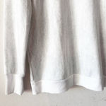 Mondetta  White Jacquard Sweatshirt Women’s Small | Cozy Winter Neutral Photo 5