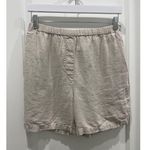 J Jill 100% Linen Boxer Shorts Sz 8 Photo 0