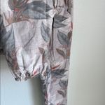 American Eagle  Outfitters Gray and Pink Ruffle Jumpsuit Photo 6
