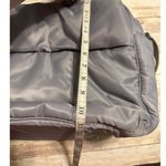 Jadelynn Brooke  Puffer Quilted Messenger Crossbody Bag Gray Computer Zipper Photo 10