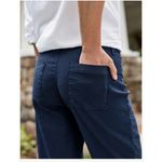 Frank & Eileen Kinsale Navy Italian Linen Pants Photo 2