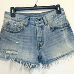 Levi's Levi’s 501 Distressed Cutoff Jean Shorts size 26 Photo 0