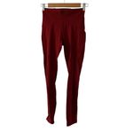 Lululemon  Train Times 7/8 Pant *25" Dark Sport Red Sz 4 Photo 4