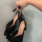 Black Bow Heels Size 7 Photo 0