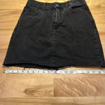 Hollister  Black Ultra High-Rise Jean Skirt - size 27 Photo 6